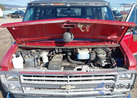 1989 Chevrolet G30 z USA, uszkodzony, nr VIN 1GNGG35K6K7133594